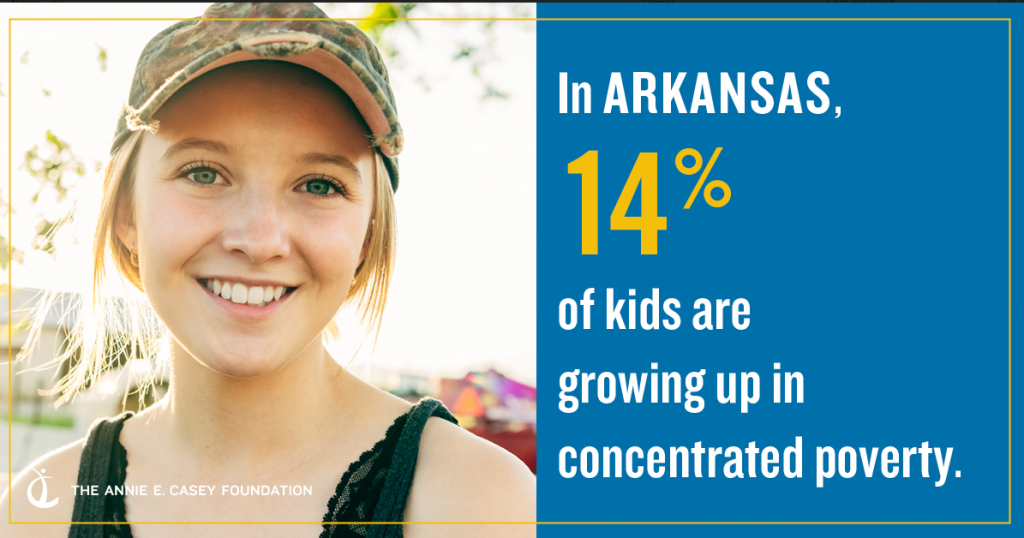 Arkansas Shows Improvement in Number of Children Living in Concentrated
