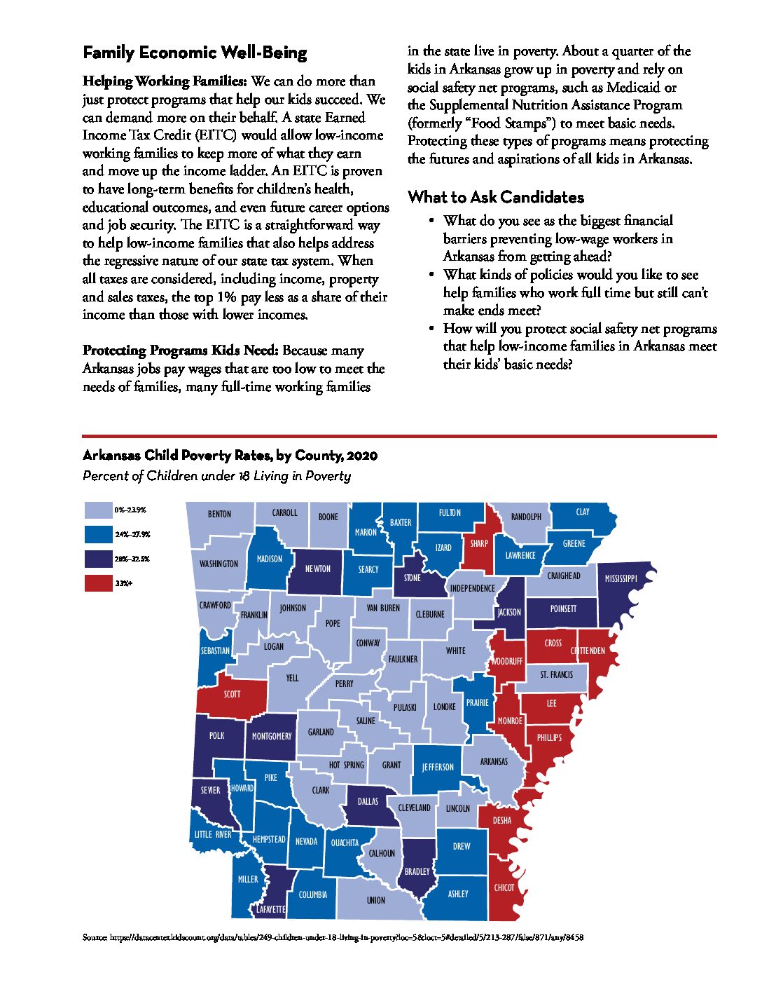 Family Economic Well Being Arkansas Advocates For Children And Families Family Economic Well Being Pdf 