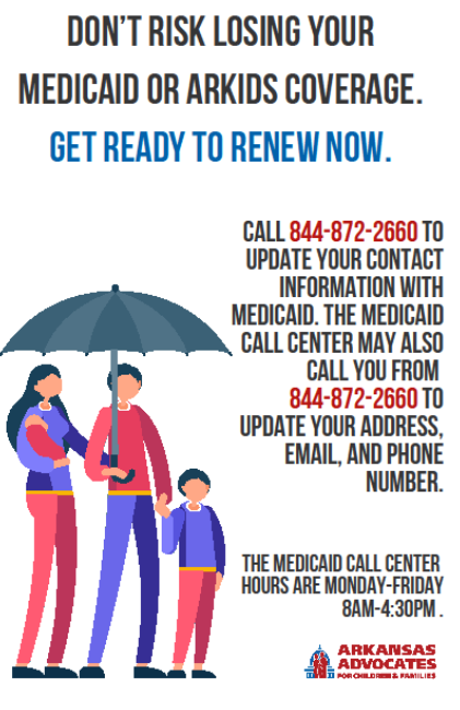 English flyer for PHE Medicaid Unwinding